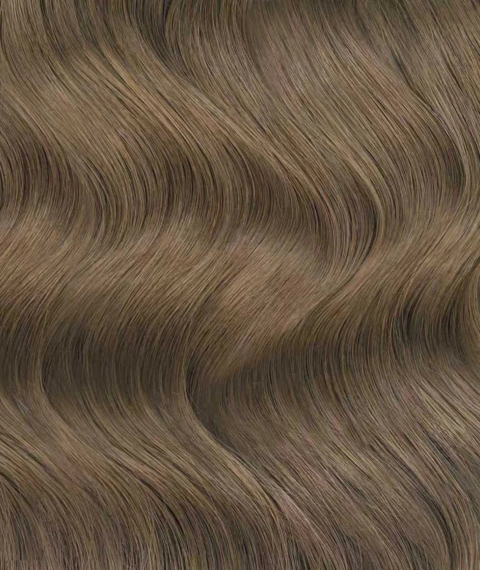 Nano Bead Hair Extensions #6 light brown