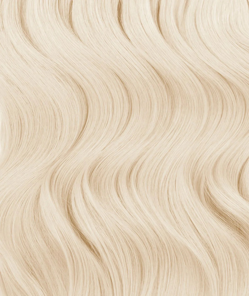 Nano Bead Hair Extensions #60B White Platinum Blonde