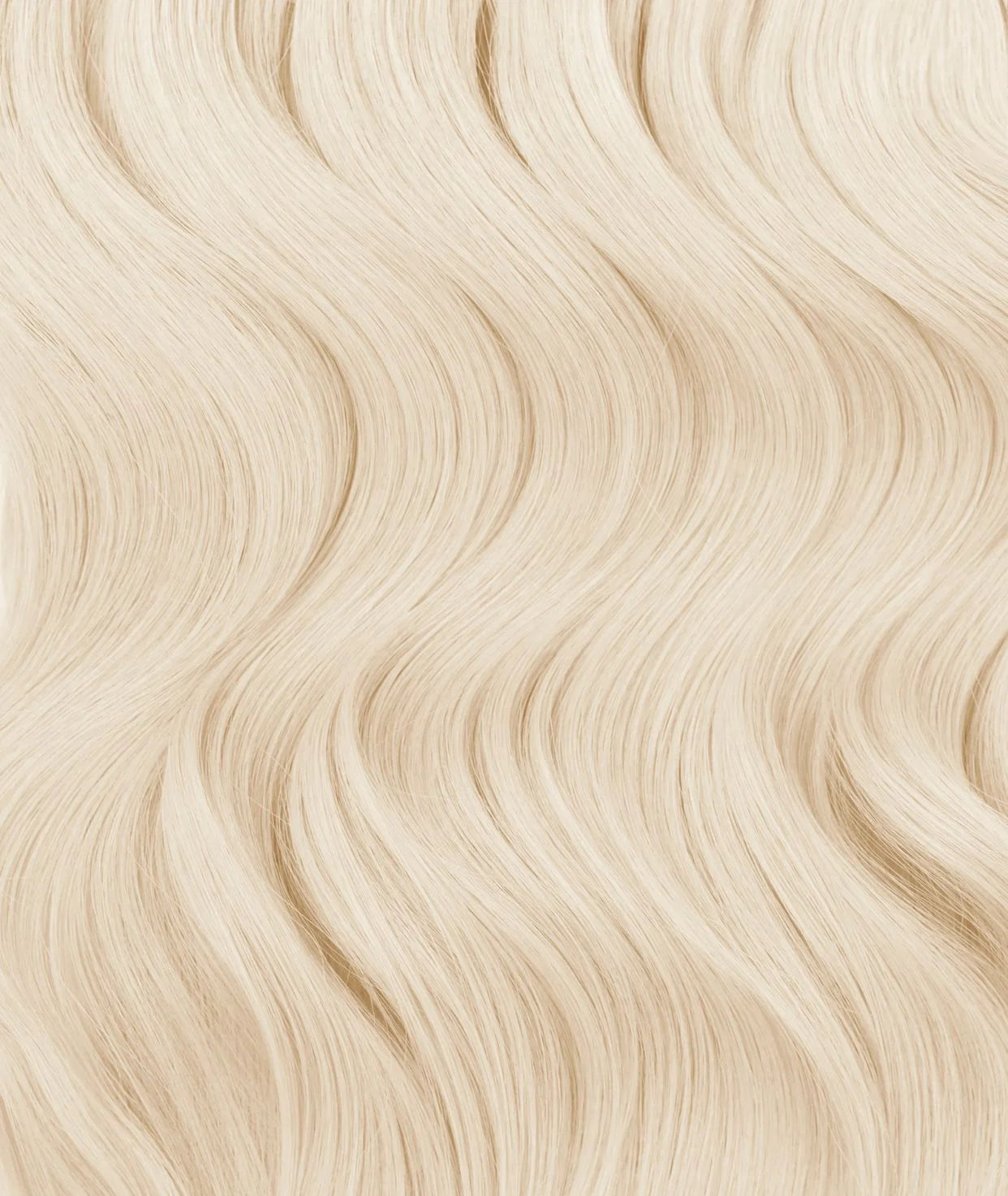Nano Bead Hair Extensions #60B White Platinum Blonde