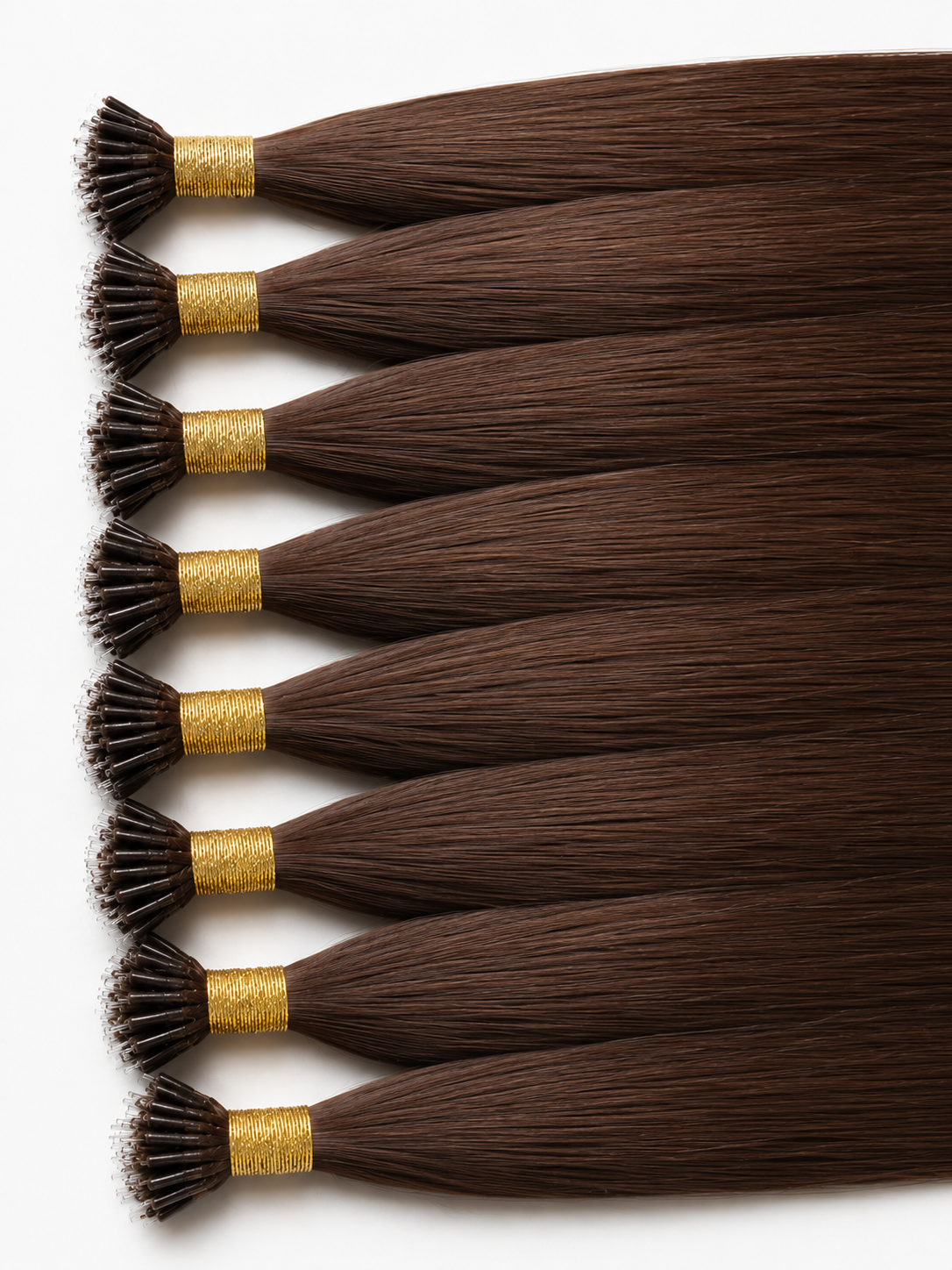 Nano Bead Hair Extensions #3 Chocolate Brown
